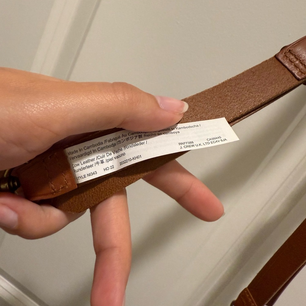 Madewell Tan Leather bag strap - Picture 3 of 3